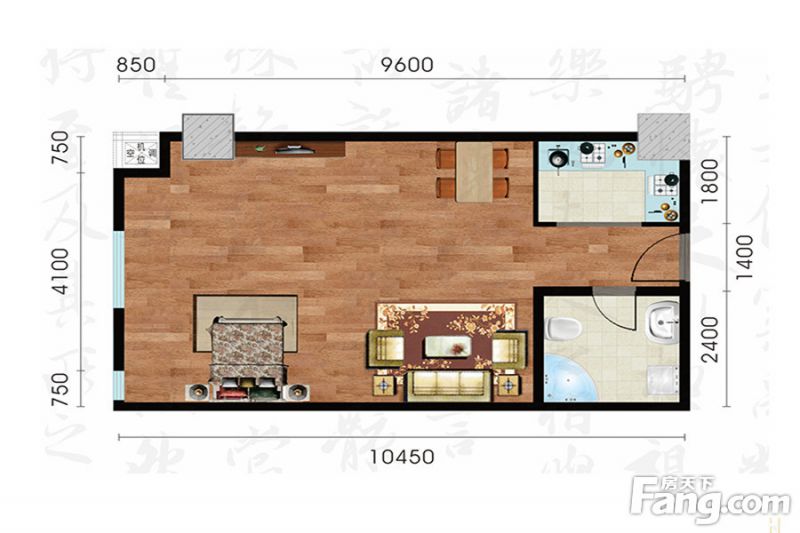 包頭裝修方案包頭和悅大廈81.70㎡
